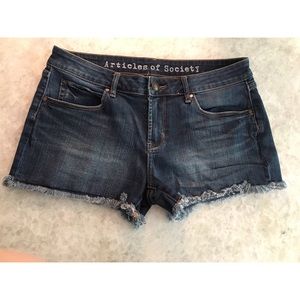 Articles of Society Jean Cutoff Shorts